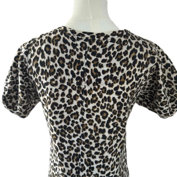 Velvet By Graham & Spencer Anthropologie Leopard Print Dress Women XS Maximalist - Picture 9 of 16
